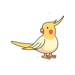 Cute Cockatiel illustration