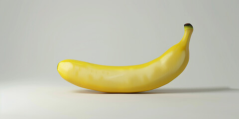 Close Up banana on white background