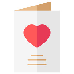 love letter multi color icon, related to thanksgiving theme.
