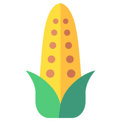 corn multi color icon, related to thanksgiving theme.