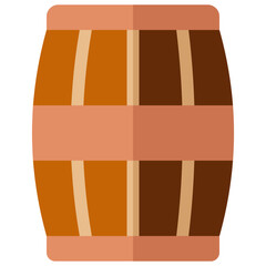 barrel multi color icon, related to thanksgiving theme.