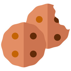 cookies multi color icon, related to thanksgiving theme.