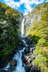 Devils Punchbowl Waterfall - New Zealand
