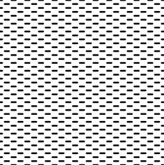 Horizontal black rectangles with round corners on white background. Seamless pattern.