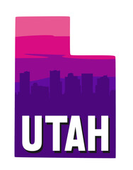 Fototapeta premium utah state with beautiful views