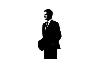 business man silhouette