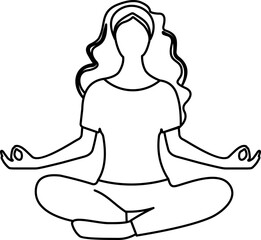 Yoga Movement Line Style