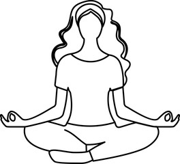 Yoga Movement Line Style