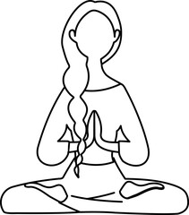 Yoga Movement Line Style