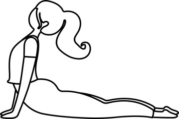 Yoga Movement Line Style