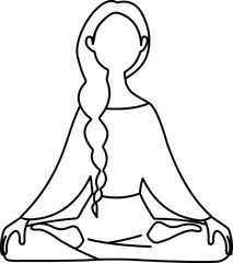 Yoga Movement Line Style