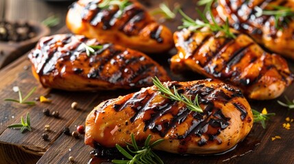 Grilled chicken BBQ