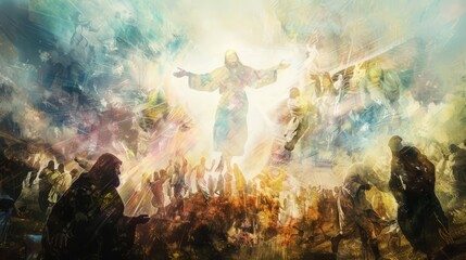 Surreal interpretation of Jesus' resurrection