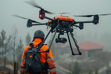 Analyze the applications of drone technology in various fields