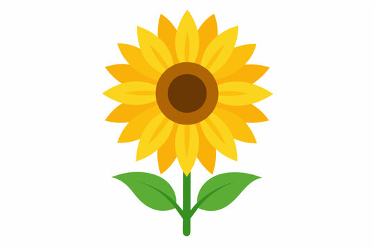 recommend clip art: sunflower vector illustration