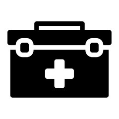 first aid kit box icon 