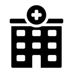 Obraz premium hospital icon