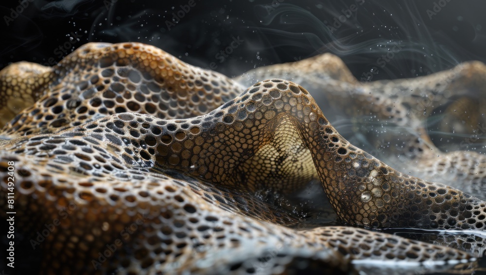 Poster explore the symbiotic relationship between texture and form in your visual storytelling.