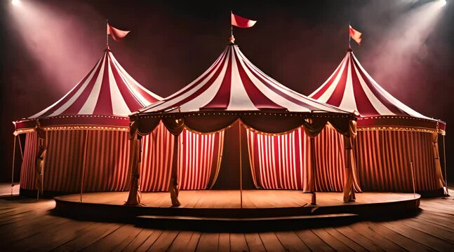 A Glimpse of Circus Life. Inside the Big Top