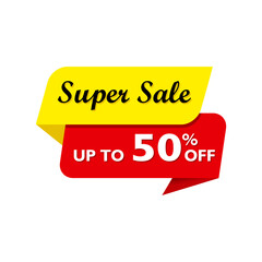 Online Shopping Banner Templates Vector Designs with Sale Tags