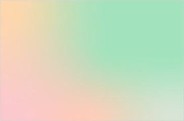 Soft Pastel Gradient from Pink to Green Background
