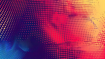 Abstract Halftone background 