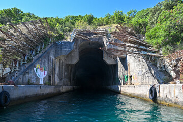 Old submarine shelter - Montenegro