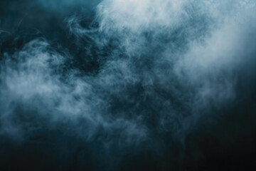 Mysterious Slightly Glowing Fog In The Dark Wallpaper Created Using Artificial Intelligence