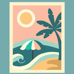 summer beach background