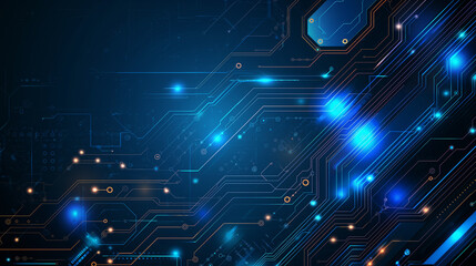 Hi-tech digital technology futuristic circuit digital. Abstract futuristic design. artificial intelligence. Modern futuristic design. Global network connection technology. vector illustration.