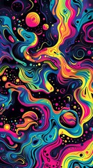 Acid trippy lsd abstract colorful psychedelic background, pictures of dmt, dmt pic, dmt art