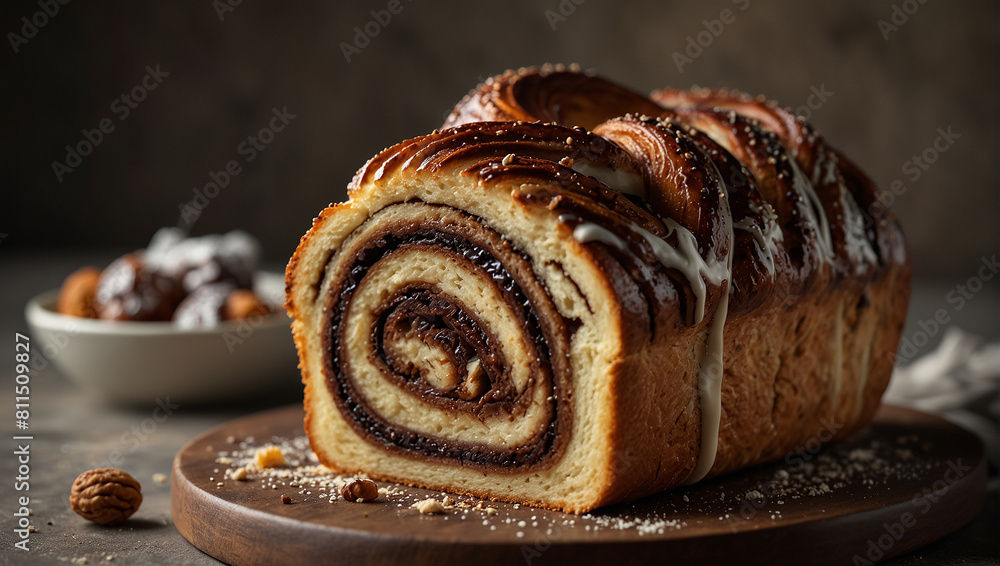 Wall mural babka cake with new look