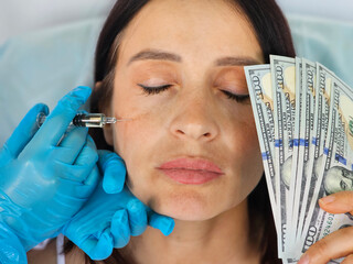 Cosmetic injections for the face and cost