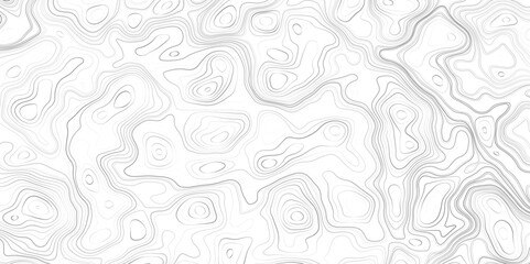 Fototapeta premium Topographic map patterns, topography line map. Light topographic topo contour map background.