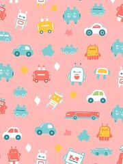 Fototapeta premium Toy wallpaper background