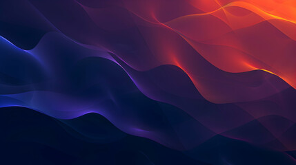 Abstract background with dark blue, purple and orange colors in a gradient