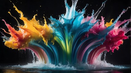  Dynamic Water Splash Burst of Flavors