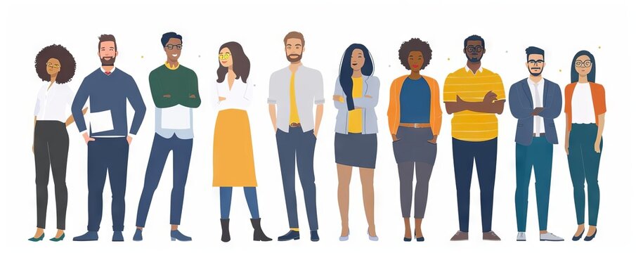 A diverse group of interns discussing their future career goals, supported by HR staff providing guidance