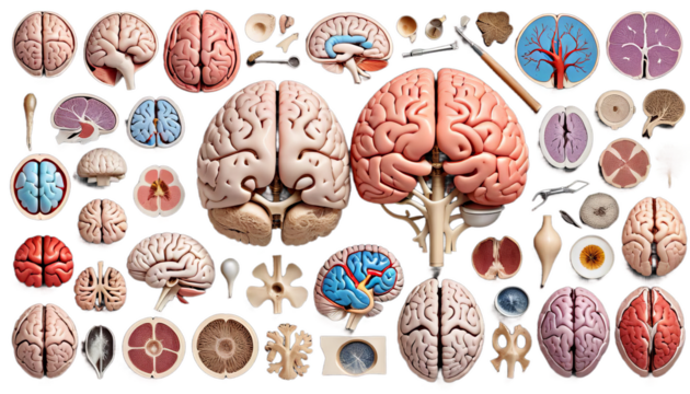 brain anatomical image human vintage anatomy anatomic medicine science surgery doctor black body drawing engraving antique retro teaching