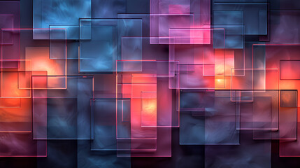 abstract background with squares 3d image,
Abstract Background with Transparent Squares Blue