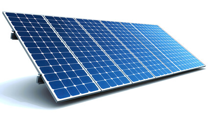 solar panels or solar cells for health clean energy and environment isolated