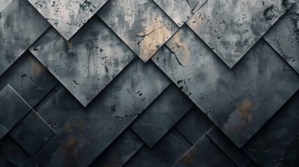 Abstract background of dark geometric shapes.