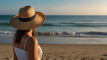 Woman on the beach