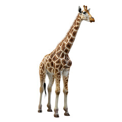 Naklejka premium giraffe Isolated on transparent background