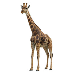 Obraz premium giraffe Isolated on transparent background