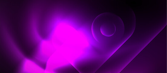 Shiny color neon glowing design. Vector Illustration For Wallpaper, Banner, Background, Card, Book Illustration, landing page