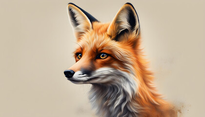 red fox portrait