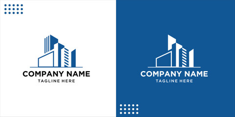 Building construction vector logo design template, design inspiration.