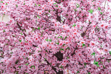 Artificial Sakura flowers for decorating japanese style