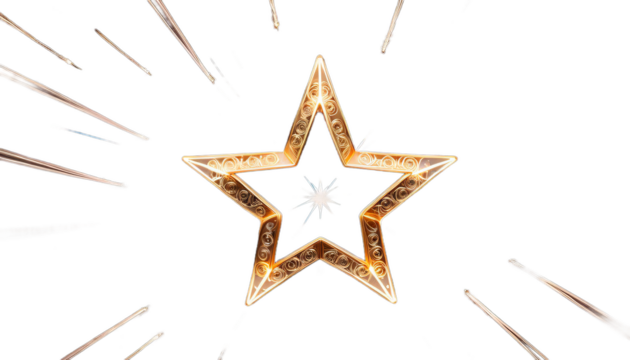 christmas shiny magic star trail defocus night blue light gold abstract dust comet glistering bright sparkle bokeh tail glowing design celebration symbol glittering shine eve background banner